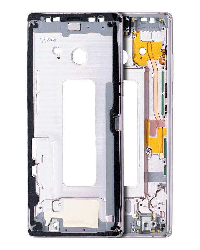 Carcasa intermedia para Samsung Galaxy Note 8 (con piezas pequenas) (Dorado)