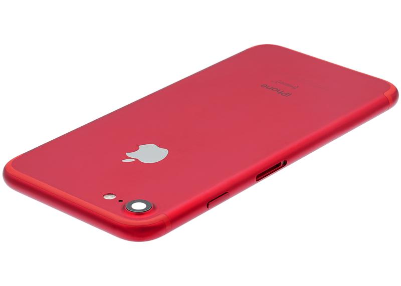 Tapa trasera con componentes pequenos pre-instalados para iPhone 7 (Usada original) Roja