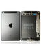 Tapa trasera con componentes pequeños pre-instalados para iPad Mini 4 (WIFI cellular) (Gris Espacial)