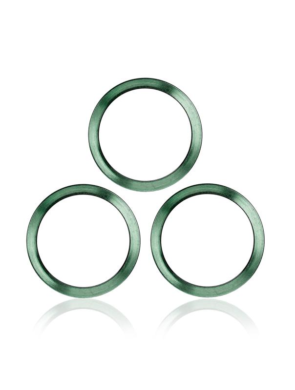 Aro del bisel de camara trasera para iPhone 11 Pro / 11 Pro Max (Verde) (Set de 3 piezas) (Paquete de 10)