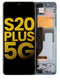 Pantalla OLED con marco para Samsung Galaxy S20 Plus 5G (Reacondicionado) (Azul Nube)