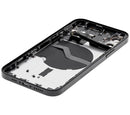 Tapa trasera para iPhone 12 con componentes pequeños pre-instalados (Versión internacional) (Original usada: Grado A) (Negro)
