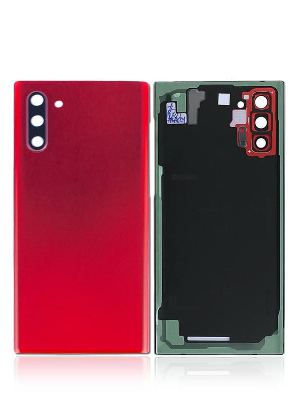 Tapa trasera con lente de camara para Samsung Galaxy Note 10 (Sin logo) (Aura Red)