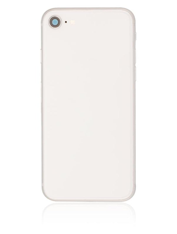 Tapa trasera con componentes pequenos pre-instalados para iPhone 8 (Usada original Grado A) (Plata)