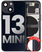 Tapa trasera con componentes pequeños pre-instalados para iPhone 13 Mini (Versión US) (Original Usado: Grado C) (Midnight)