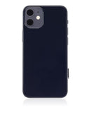 Tapa trasera para iPhone 12 Mini con componentes pequeños pre-instalados (Versión Internacional, Negro)