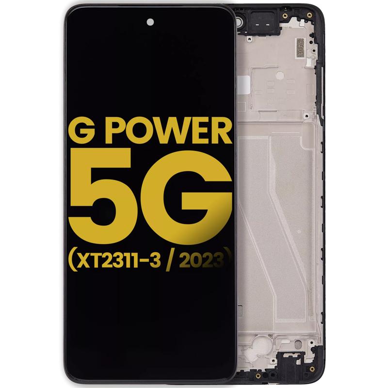 Pantalla LCD con marco para Motorola Moto G Power 5G (XT2311 / 2023)