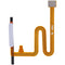 Lector de huella digital con cable flexible para Samsung Galaxy A14 (Plata)