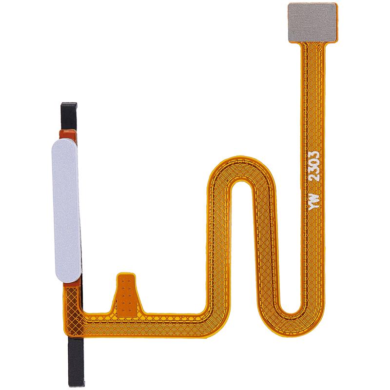 Lector de huella digital con cable flexible para Samsung Galaxy A14 (Plata)