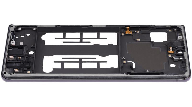 Marco intermedio para Samsung Galaxy A71 5G UW (Prism Crush Black)