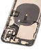 Tapa trasera para iPhone XS con componentes pequenos pre-instalados (Gris Espacial)