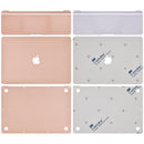 Calcomania 4 en 1 (Superior, Inferior, Teclado, Reposamanos) para MacBook Air 13" Retina (A2179 / Principios de 2020) (Oro Rosa)
