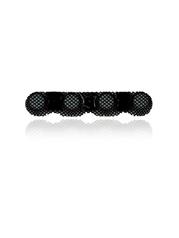 Malla para altavoz/microfono para iPhone XR (Negro) (Paquete de 10)