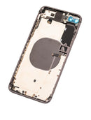 Tapa trasera con componentes pequenos pre-instalados para iPhone 8 Plus (Usada, Calidad B) (Gris Espacial)
