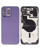 Tapa trasera para iPhone 14 Pro Max (Version EE.UU) morado oscuro