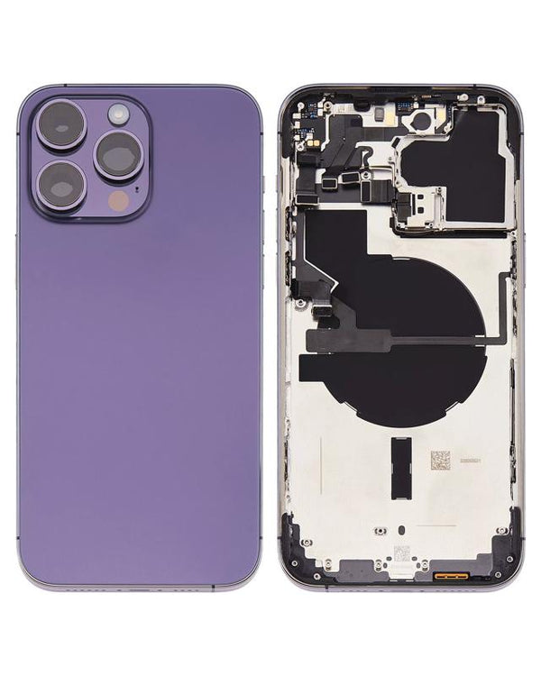 Tapa trasera para iPhone 14 Pro Max (Version EE.UU) morado oscuro