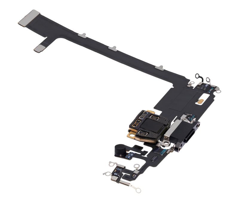 Puerto de carga con placa para iPhone 11 Pro Max (Original usado) (Gris Espacial)