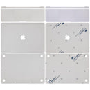 Skin 4en1 (Superior, Inferior, Teclado, Reposamanos) para MacBook Air 13" Retina (A2179 / Principios de 2020) (Plata)