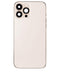 Tapa trasera con componentes pequenos preinstalados para iPhone 13 Pro Max (Version US) (Usada original Calidad B) (Oro)