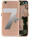 Tapa trasera con componentes pequenos pre-instalados para iPhone 7 Plus (Usado original de calidad A) (Oro rosado)