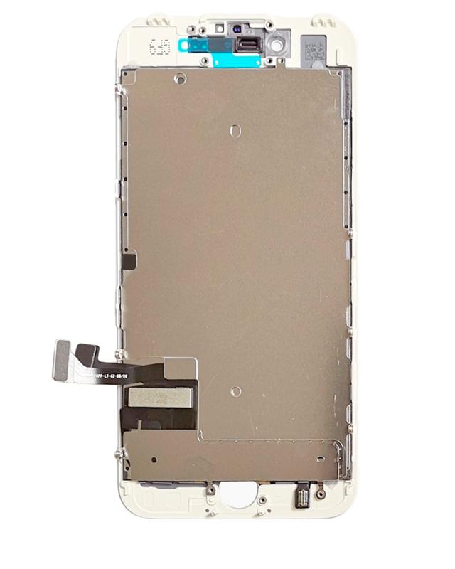 Pantalla LCD para iPhone 7 con placa de metal (Blanco) Calidad premium