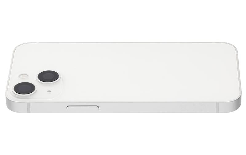 Tapa trasera para iPhone 13 Mini con componentes pequeños pre-instalados (Sin logo) (Versión internacional) (Starlight)