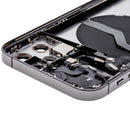Tapa trasera para iPhone 12 Pro con componentes pequeños pre-instalados (Versión Internacional) Grado C (Gris grafito)