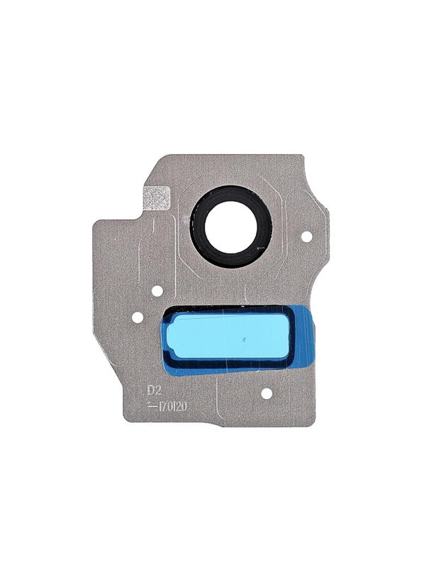 Lente de camara trasera con aro para Samsung Galaxy S8 Plus (Plata)