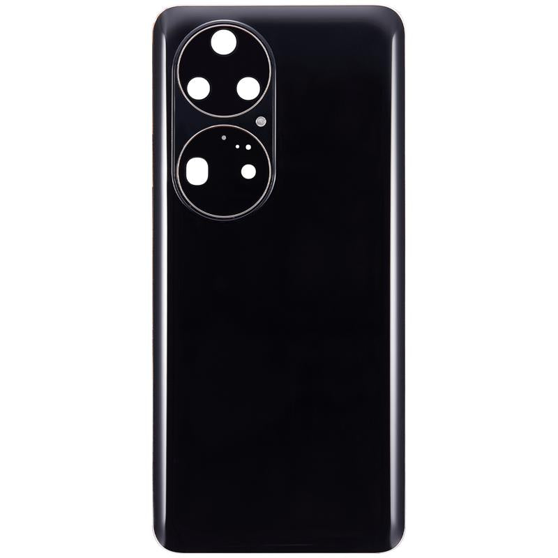 Tapa trasera con lente de camara para Huawei P50 Pro (Negro Dorado)