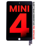 Pantalla LCD con digitalizador para iPad Mini 4 (Negro) Sensor de sueno/despertar preinstalado