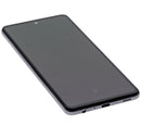 Pantalla OLED con marco para Samsung A72 (A725 / 2021) color Negro Asombroso