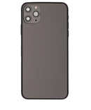 Tapa trasera con componentes para iPhone 11 Pro Max (Usada Original Grado B) (Gris Espacial)