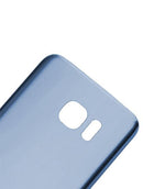 Tapa trasera con lente de camara para Samsung Galaxy S7 Edge (Azul Coral)