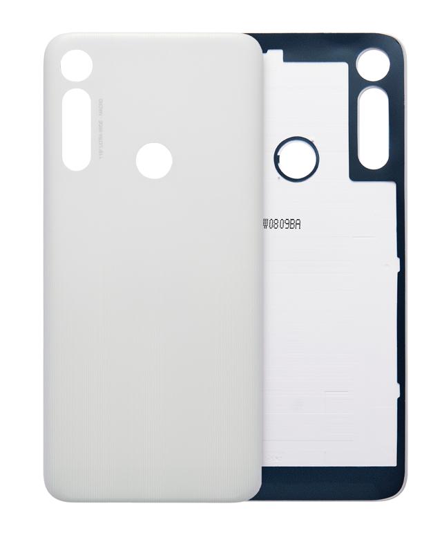 Tapa trasera de cristal para Motorola Moto G8 / G Fast (Versión US) (Blanco Prism)
