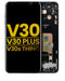Pantalla OLED para LG V30 / V30 Plus / V30S ThinQ con marco (Negro Aurora)