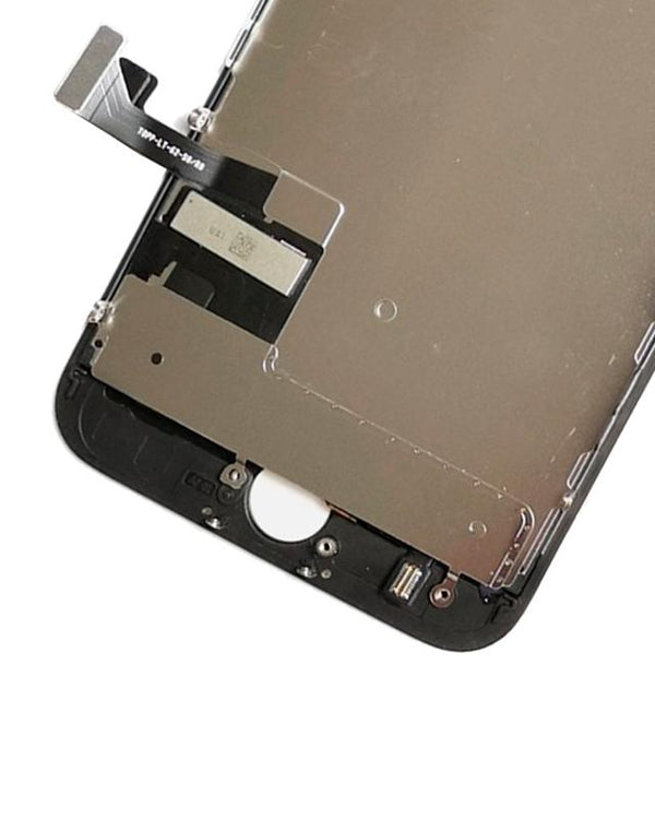 Pantalla LCD para iPhone 7 con placa de acero (Negro) Calidad Premium