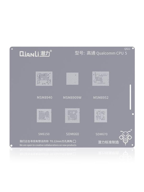 Stencil Bumblebee (QS11) para CPU Qualcomm CPU5 (Qianli)