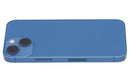 Tapa trasera con componentes pequeños pre-instalados para iPhone 13 Mini (Versión US) (Sin logo) (Azul)