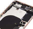 Tapa trasera con componentes pequenos pre-instalados para iPhone 8 Plus (Sin logo) (Dorado)