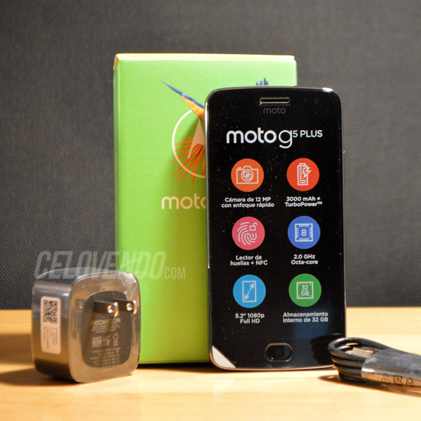 Motorola G5 Plus Color Gris Oscuro | Doble Sim | 32gb | XT1681 32 GB DS | Liberado