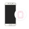 Pantalla Samsung Galaxy S6 Edge (G925) Blanca