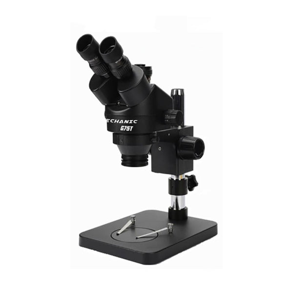 Microscopio-trinocular-estéreo-Mechanic-G75T-con-base-B1-guatemala