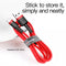 Cable tipo USB - Tipo C Marca Baseus | Linea Cafule | Carga Rapida 2A | 2 Metros de Largo | Color Rojo