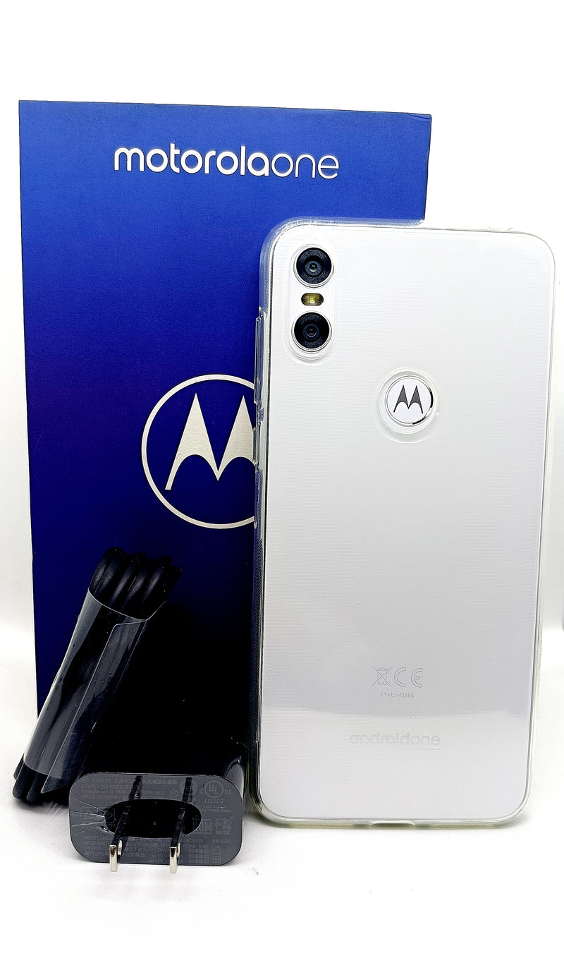 Motorola One 4GB / 64 GB Doble Sim color Blanco  | En Liquidación | Sin Garantía