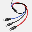 Cable 3 en 1 | Micro USB - Tipo C -Lightning | 1000mA | Carga rÃƒÆ’Ã‚Â¡pida.