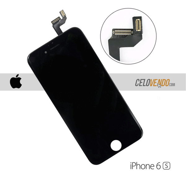 Pantalla LCD y Touch iPhone 6S Color Negro - Celovendo. Repuestos para celulares en Guatemala.