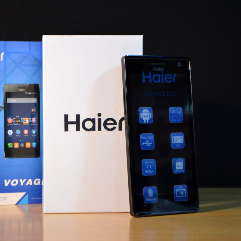 Celular Haier G30 Nuevo color Negro | Tigo | Incluye caja sellada y Accesorios
