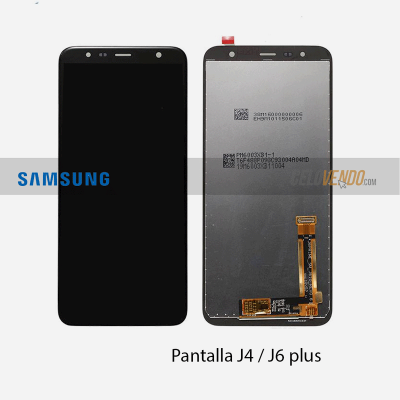 Pantalla para Samsung J6 Plus / J4 Plus / J4 Core  color Negro