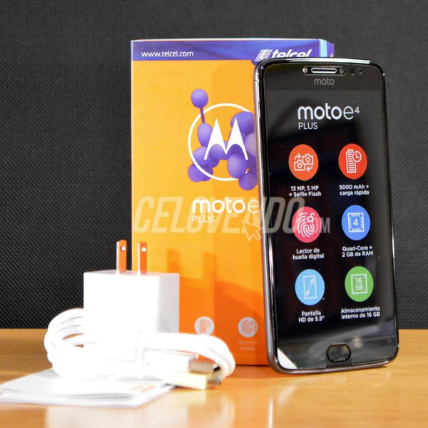 Motorola E4 Plus | Color Gris Metalico | 16GB  | XT1772 | Liberado