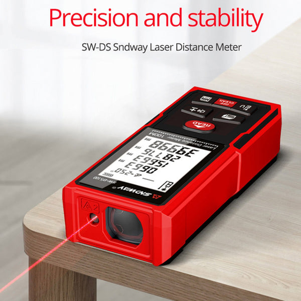 Medidor laser de distancia SNDWAY SW-DS50, 50 m